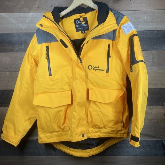 Quark Jackets & Blazers - Quark Expeditions 3-in-1 expedition parka Womens M Yellow Reflective Waterproof